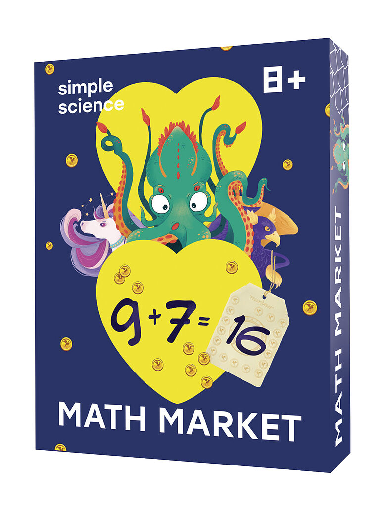 Educational board game "MATH MARKET"