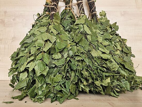 Birch sauna whisk (lux)