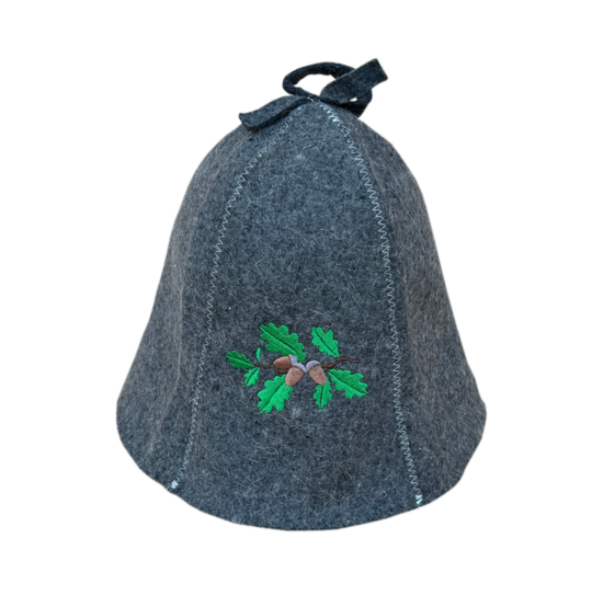 Sauna hat "Oak" (grey)