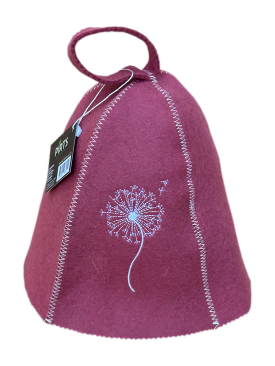 Sauna hat "Dandelion" (pink)