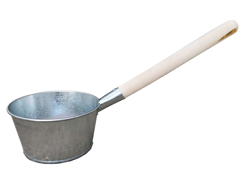 Ковш - черпак для бани оцинкованный (1,5 л)