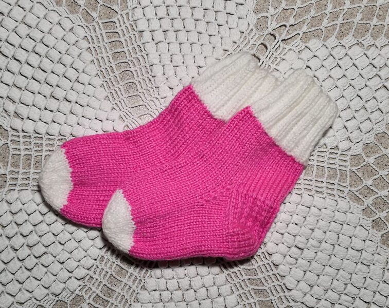 Knitted children's socks (handmade)