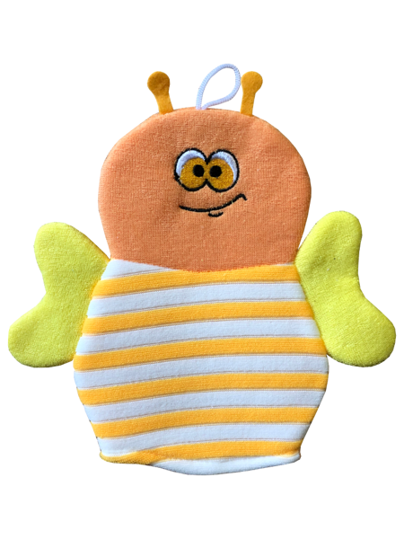 Детская губка-перчатка "Пчелка"