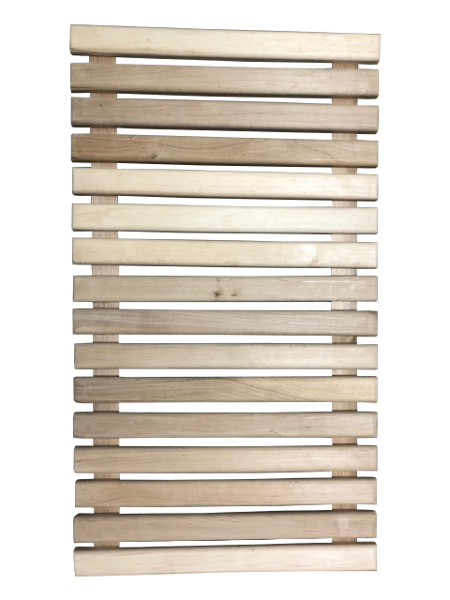 Деревянная решетка на пол для бани (0,5 x 0,9 m)