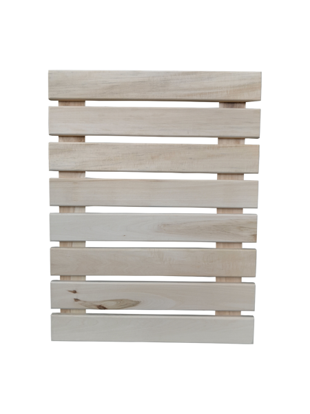 Wooden sauna floor grates (0,5 x 0,65 m; linden)