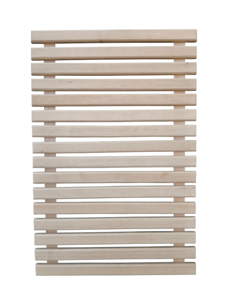 Wooden sauna floor grates (0,6 x 0,9 m; black alder)