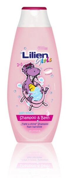 Lilien šampūns un vannas putas meitenēm, 400ml