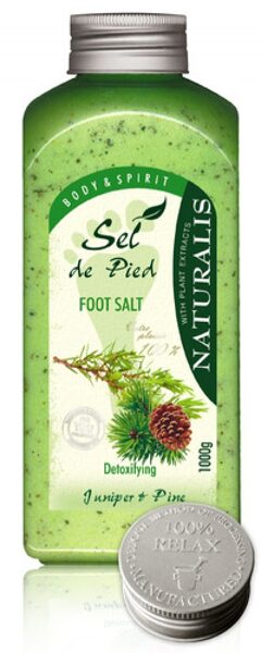Naturalis sāls kājām "Priede un kadiķis" , (1000g)
