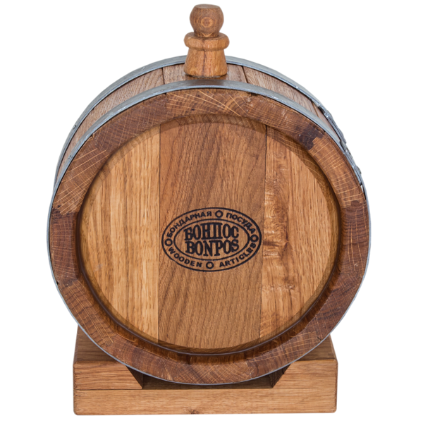 Wooden oak flask (1 l)