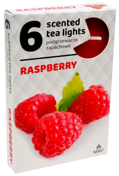 Tealights "Raspberry" (6 pcs)