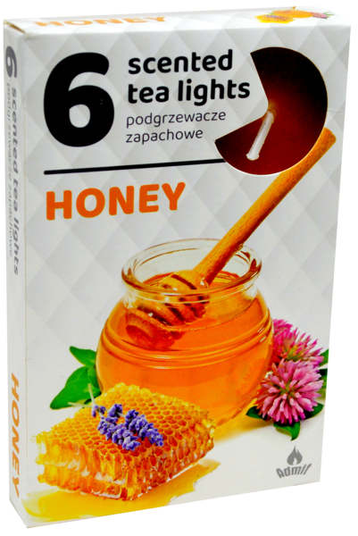 Tējas sveces "Medus" (6 gab.)