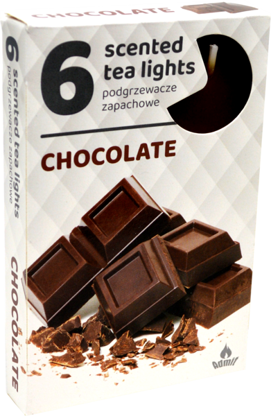 Tējas sveces "Šokolāde" (6 gab.)