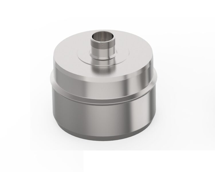 Trauks dūmvada caurules kondensāta savākšanai (D = 200 mm; iekšējais; nerūsējošais tērauds 0,5 mm)