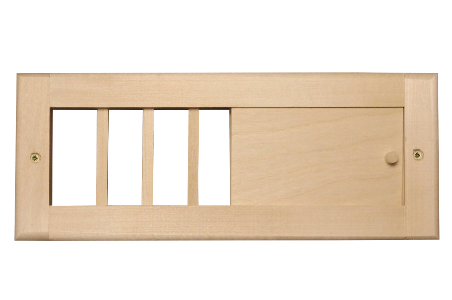 Wooden ventilation bar for sauna (linden)