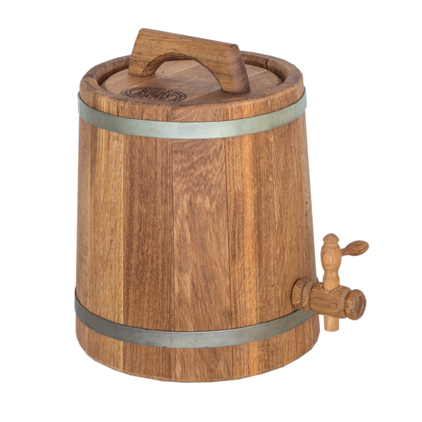 Vertical cone-shaped oak barrel (3 l)
