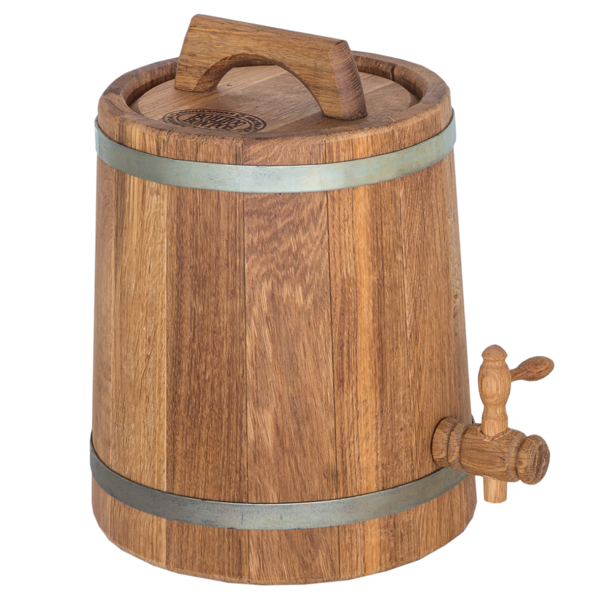 Vertical cone-shaped oak barrel (5 l)