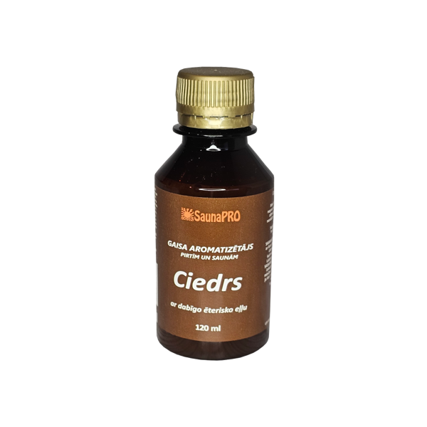 Gaisa aromatizators pirtīm un saunām "Ciedrs" (120 ml)