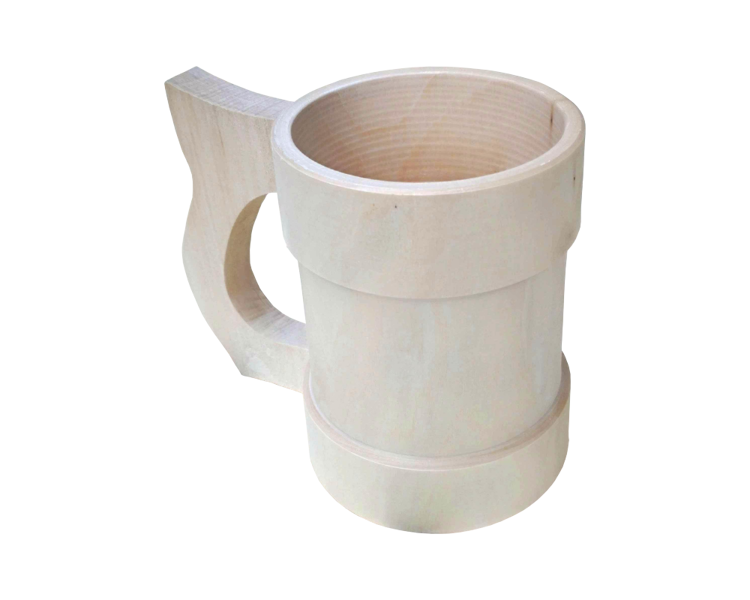 Koka krūze (0,5 l; liepa)