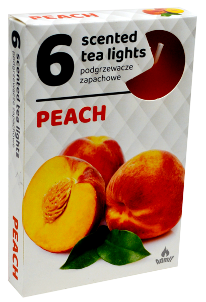 Tealights "Peach" (6 pcs)