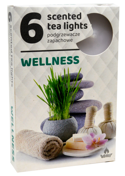 Tējas sveces "Wellness" (6 gab.)